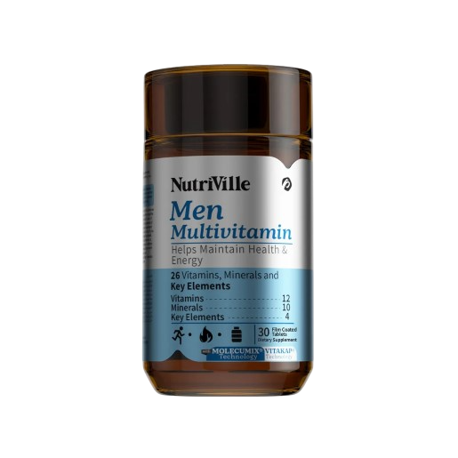 Nutriville Men Multivitamin 30 Tablets 30tablets