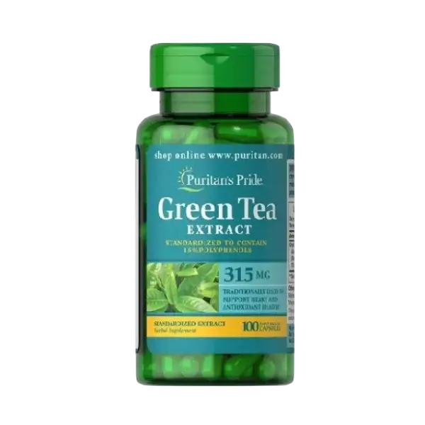 Puritan's Pride Green Tea Standardized Extract 315mg 100capsules