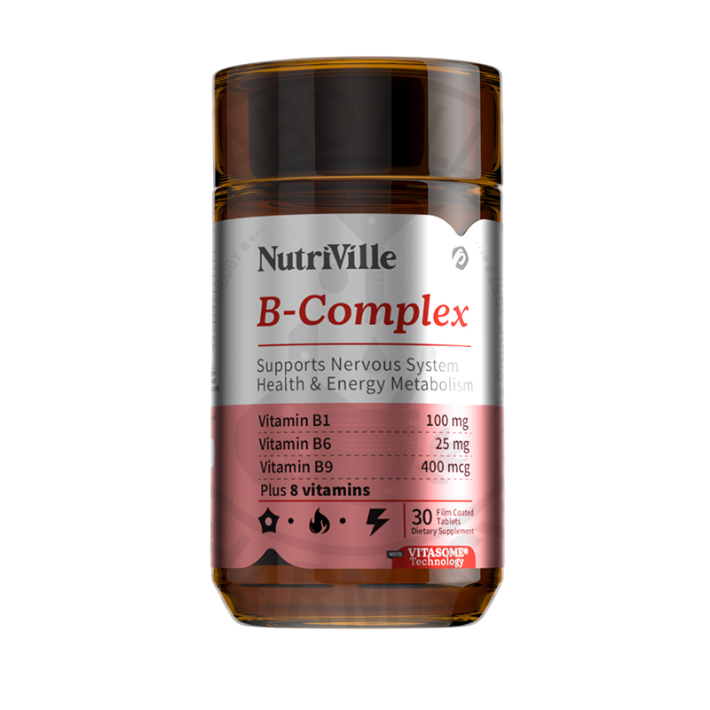 Nutriville B-Complex 30 Tablets 30tablets