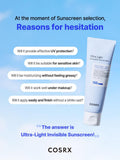 Cosrx Ultra Light Invisible Sun Screen With Hazel + Aloe + Hyaluronic Acid SPF50 PA+++ 50Ml