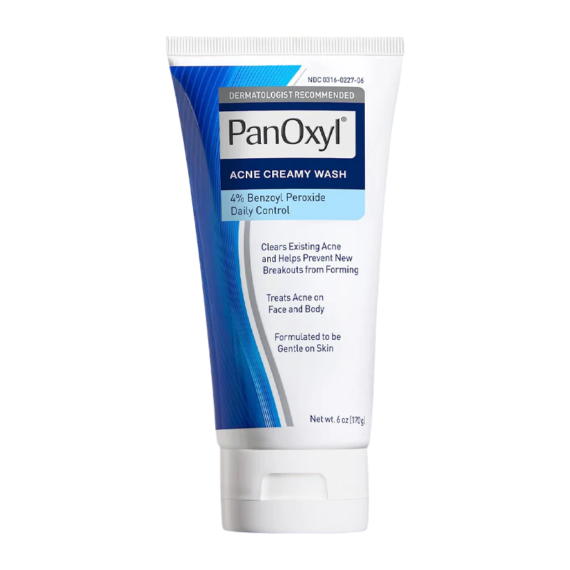 PanOxyl Acne Creamy Wash 4% Benzoyl Peroxide Daily Control 170Gm