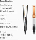 Dyson Airstrait Straightener HT01 Wet to Dry Hair Straightening Ceramic Kanzan Pink