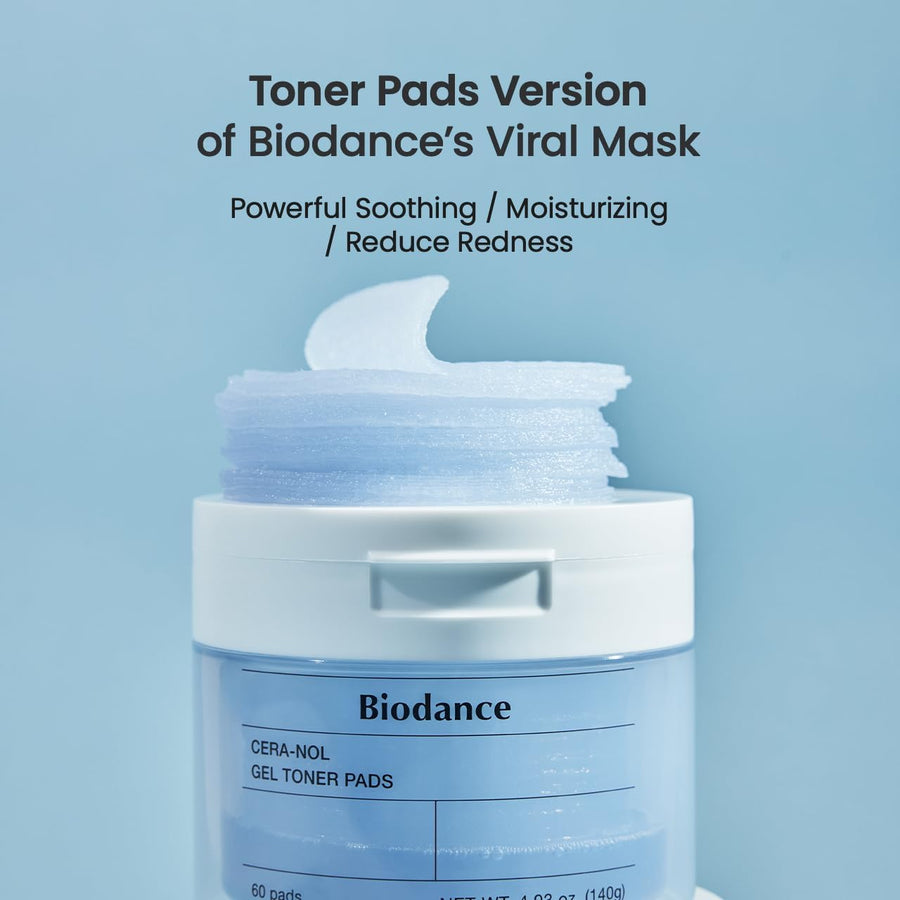 Biodance Cera-Nol Gel Toner Pads 60 Pads