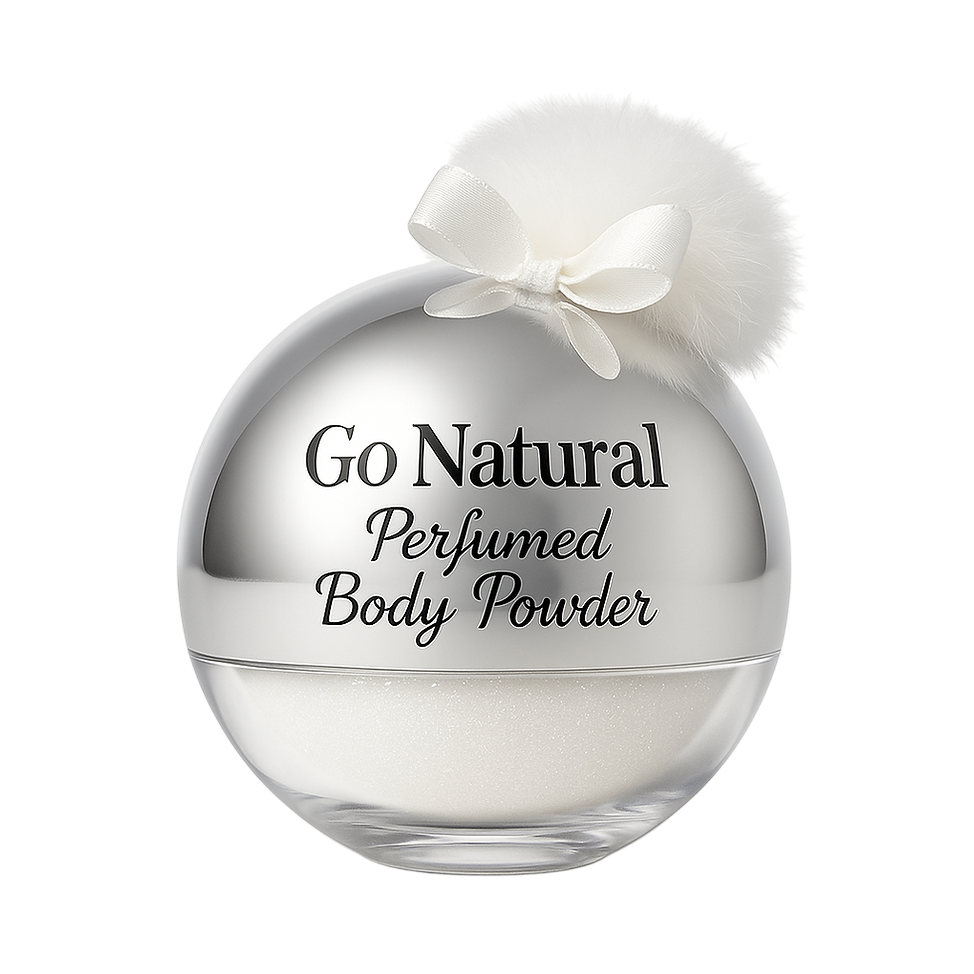Go Natural Perfumed Body Powder Puff
