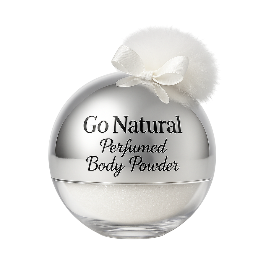 Go Natural Perfumed Body Powder Puff