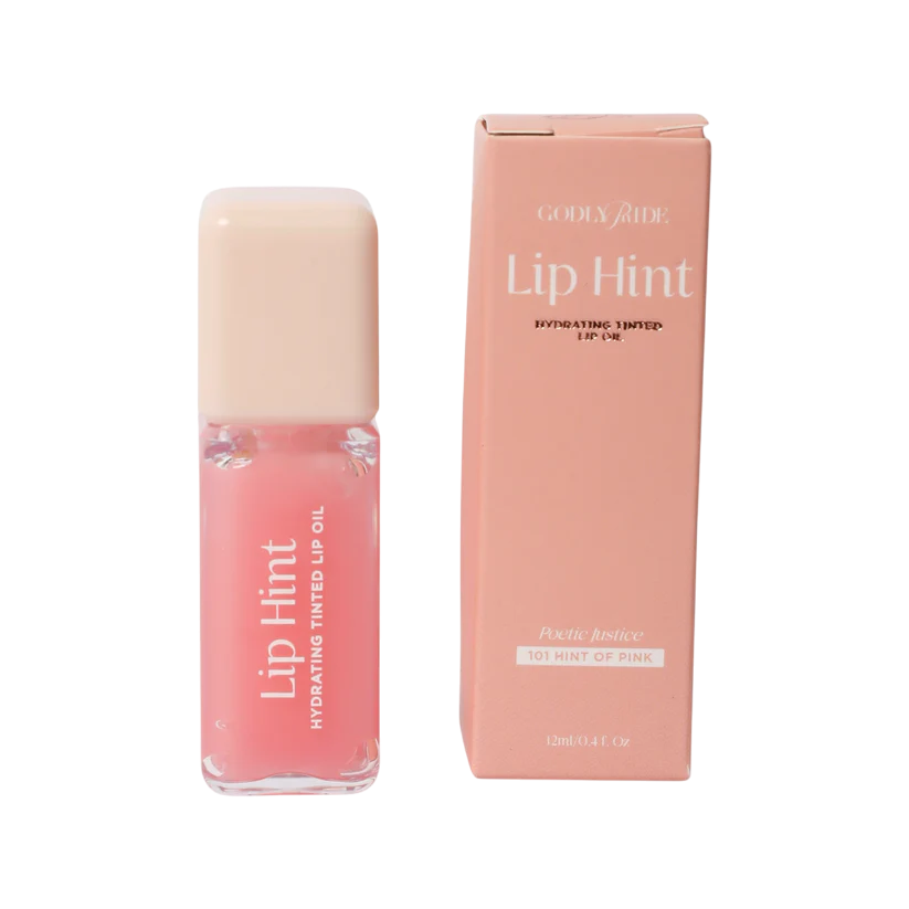 Godly Pride Hydrating Tinted Lip Oil Poetic Justice-Hint of pink 12Ml
