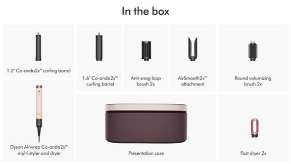 Dyson Airwrap Multi-Styler Co-anda2x Straight & Wavy - Pink/Rose Gold