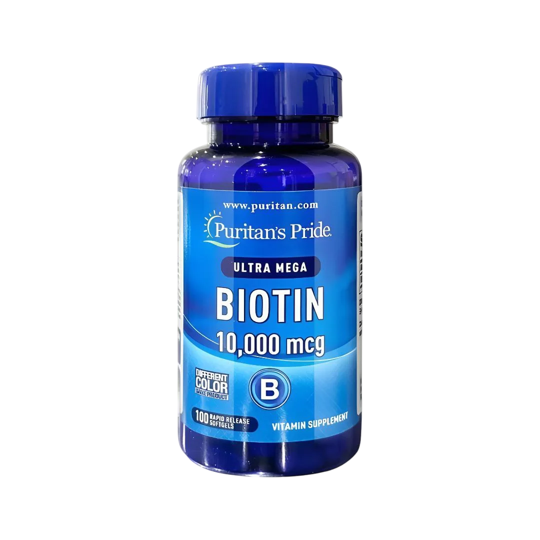 Puritan's Pride Biotin 10,000mcg 100Softgels