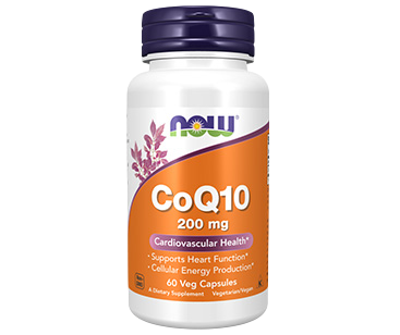 Now CoQ10 200mg 60 Veg Capsules