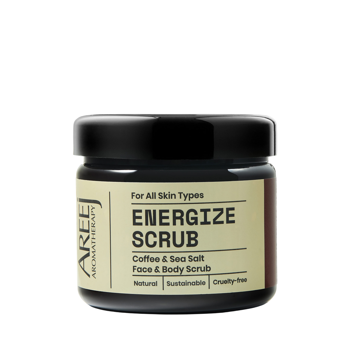 Areej Aromatherapy Energize Coffee & Sea Salt Foot & Body Scrub 200g