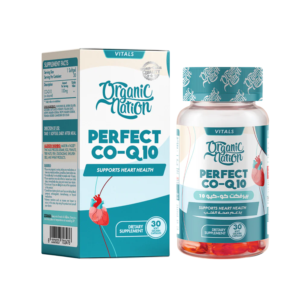 Organic Nation Perfect Co-Q10 30Soft Gelatin Capsules