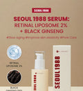 K-Secert Seoul 1988 Retinal Liposome 2% + Black Ginseng Serum