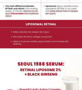 K-Secert Seoul 1988 Retinal Liposome 2% + Black Ginseng Serum