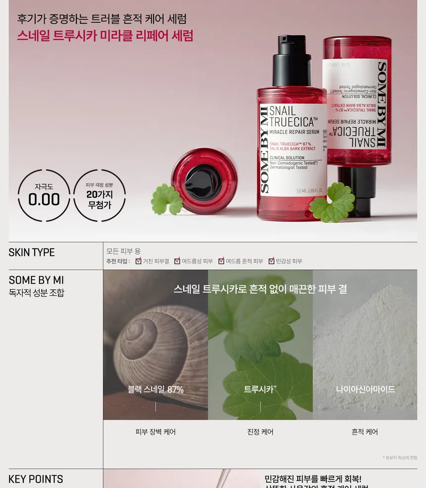 Some By Mi Snail Truecica Miracle Repair Serum 50Ml