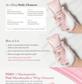 Medicube PDRN Pink Niacinamide Whip Cleanser 120g
