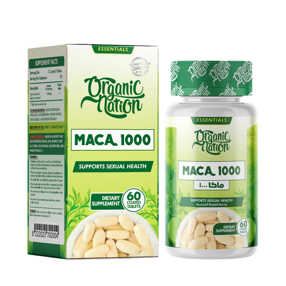 Organic Nation Maca1000 60tablets