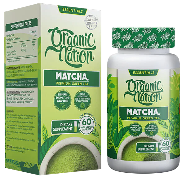 Organic Nation Matcha Premium 60capsules