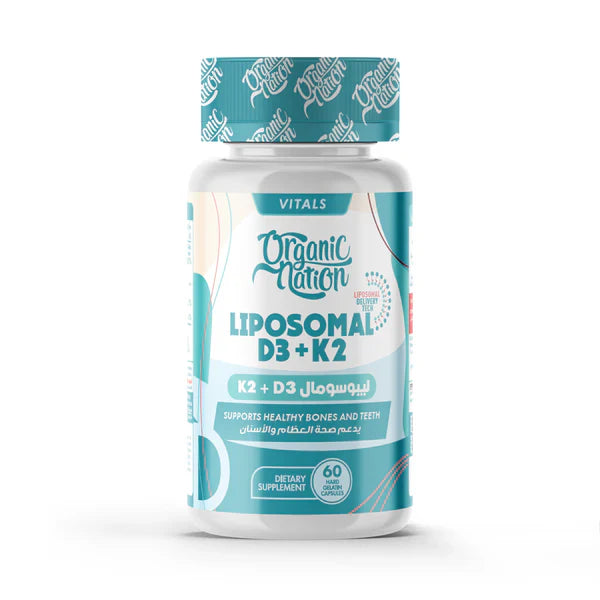 Organic Nation Liposomal D3+K2 60capsules