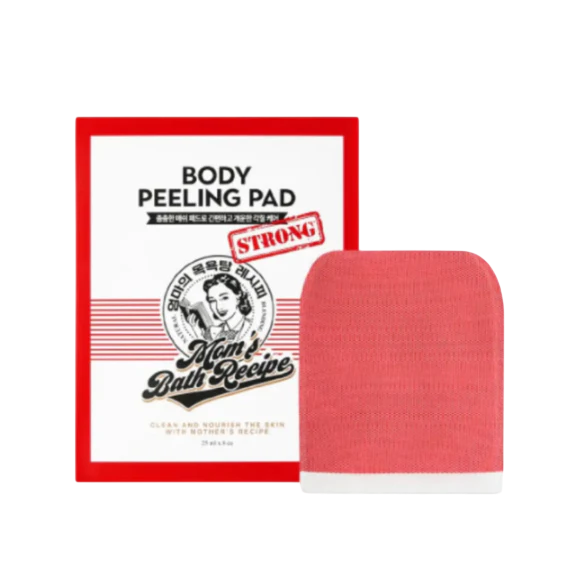 Mom's Bath Recipe Body Peeling Pad Strong