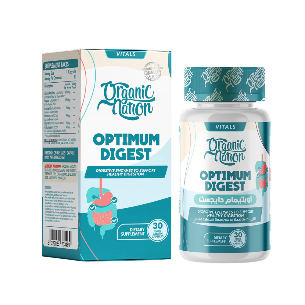 Organic Nation Optimum Digest 30capsules