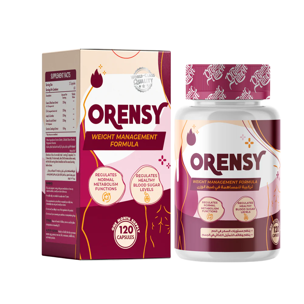 Organic Nation Orensy Weight Management Formula 120capsules
