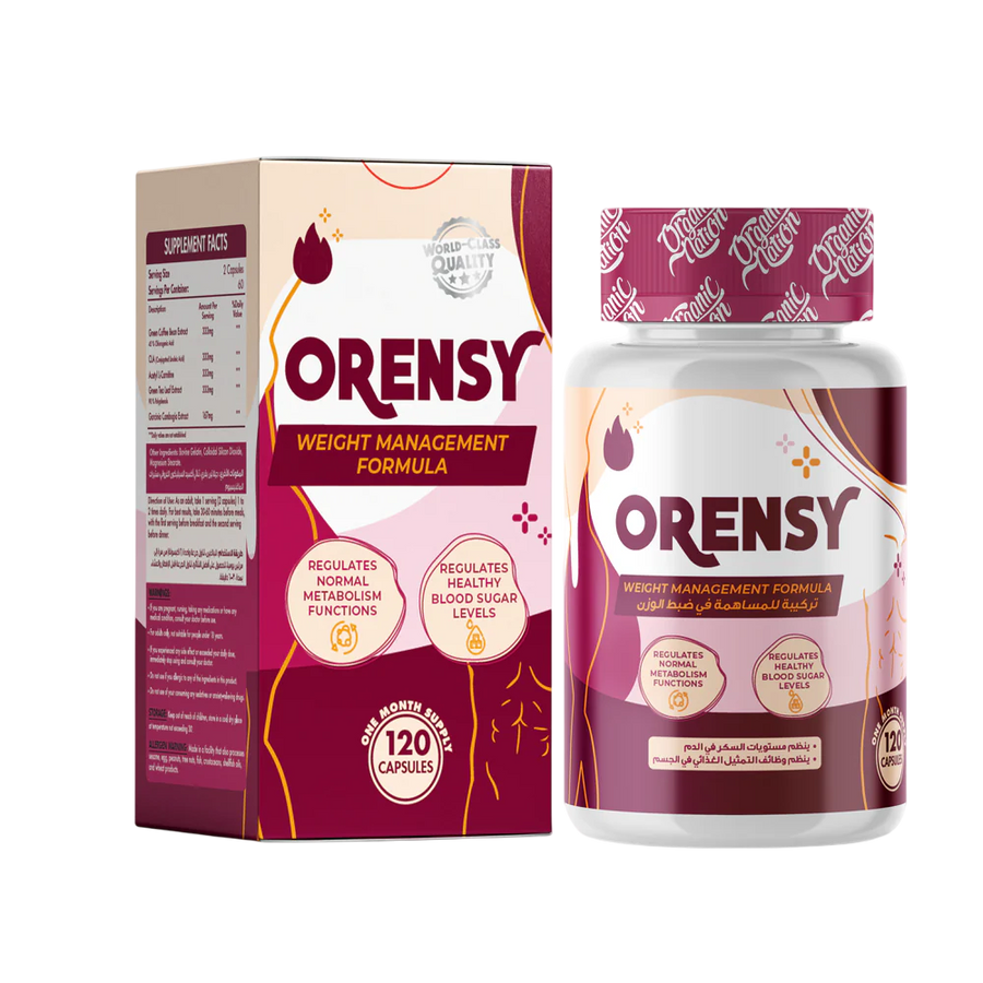 Organic Nation Orensy Weight Management Formula 120capsules