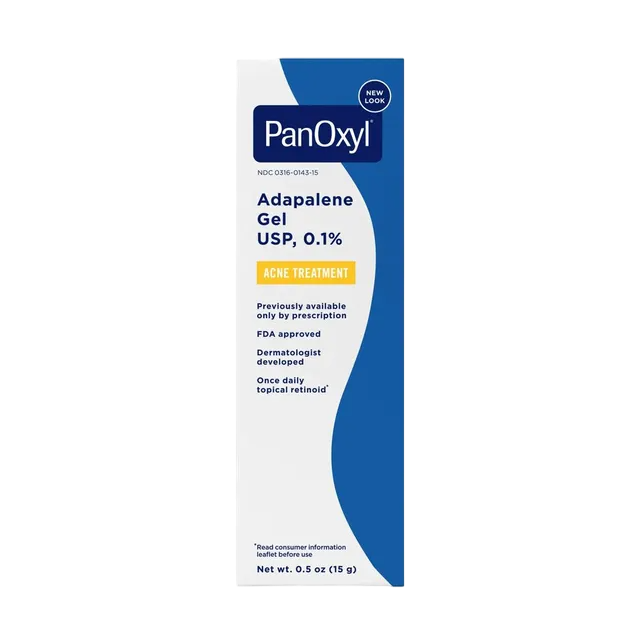 PanOxyl Adapalene Acne Treatment Gel USP 0.1% - 15g