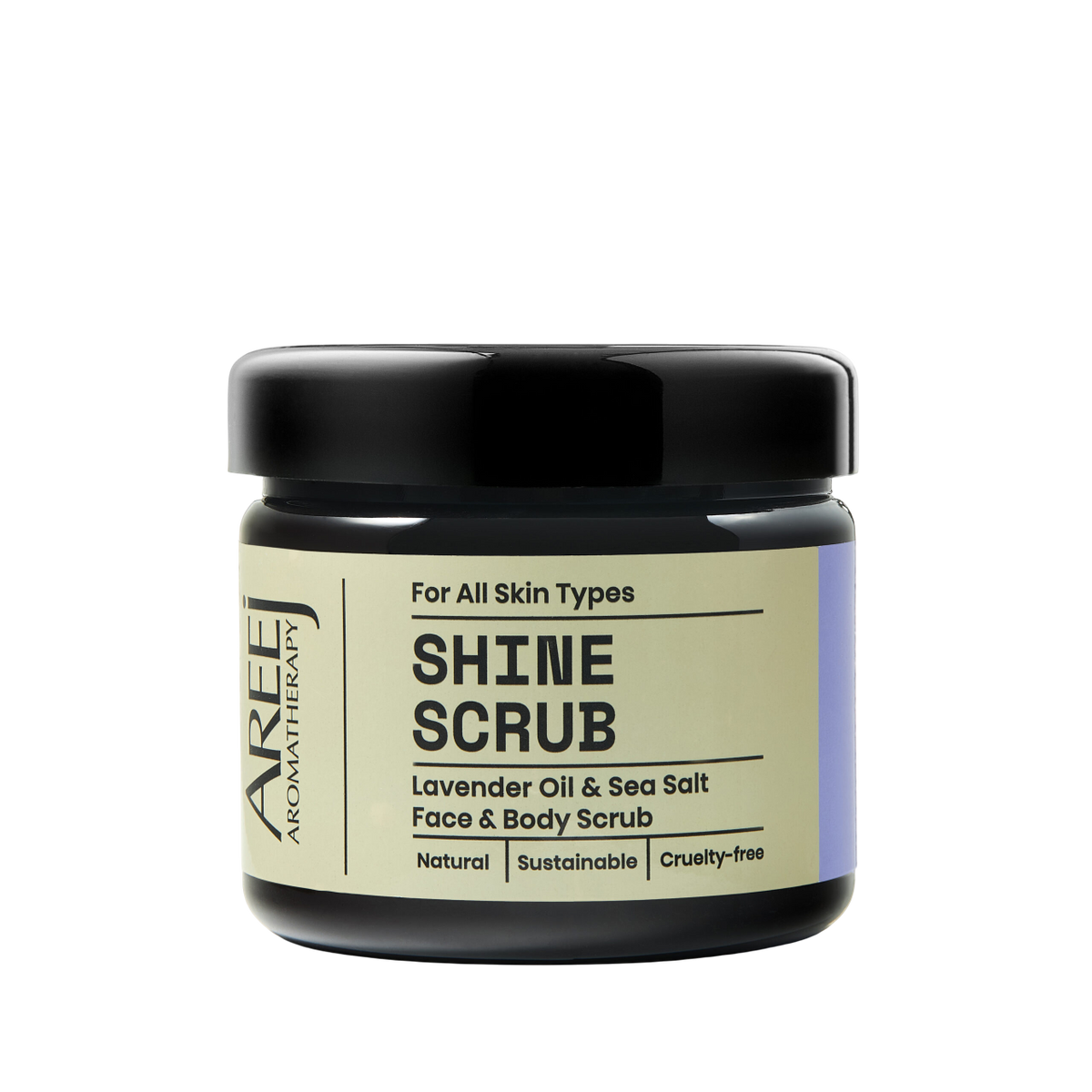 Areej Aromathaerpy Shine LavanderOil &Sea Salt Foot&Body Scrub 200g