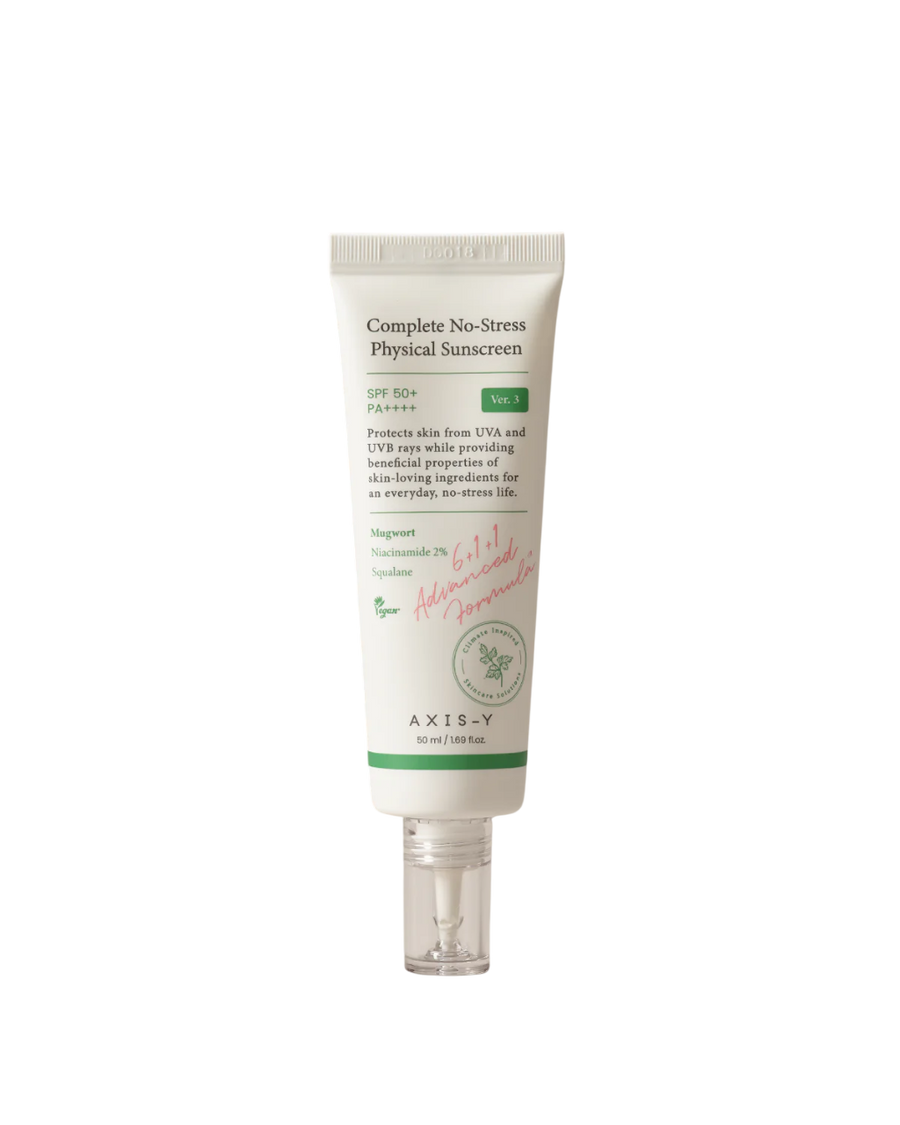 Axis Y Compelete No-Stress Physical Sunscreen SPF50+PA+++ 50Ml