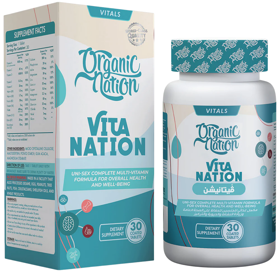 Organic Nation Vita Nation 30 Tablets