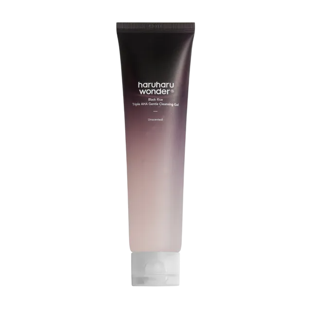 Haruharu Wonder Black Rice Triple AHA Gentle Cleansing Unscented Gel 100Ml