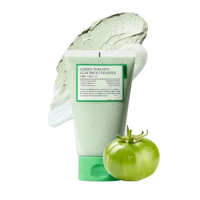 Fully Green Tomato Clay Pack Cleanser 120Ml