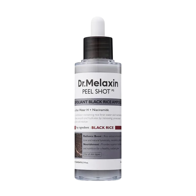 Dr.Melaxin Peel Shot Exfoliating Black Rice Ampoule 80Ml
