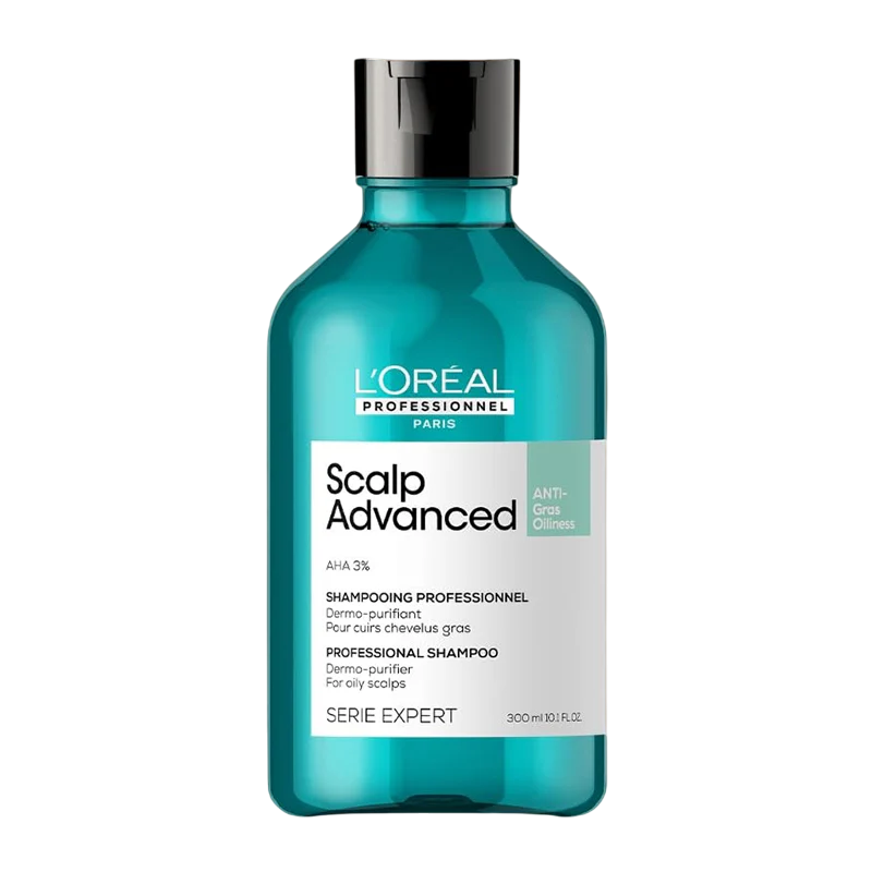 L'Oreal Professionnel Serie Expert Scalp Advanced Anti-Gross Oilness Shampoo AHA 3% For Oily Scalps 300Ml