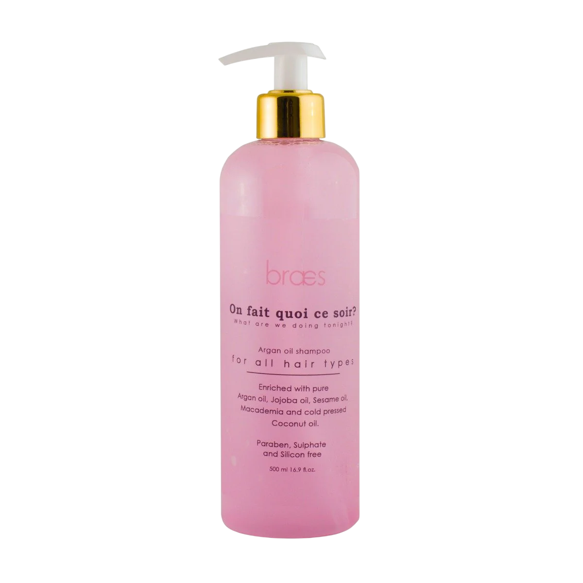 Braes Argan Oil Hydrating Shampoo 500Ml