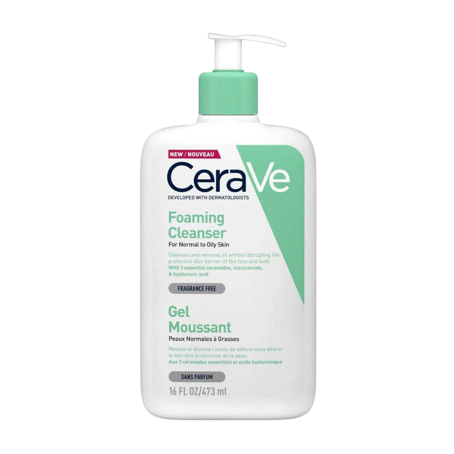 CeraVe Foaming Cleanser Gel Normal to Oily Skin 473Ml
