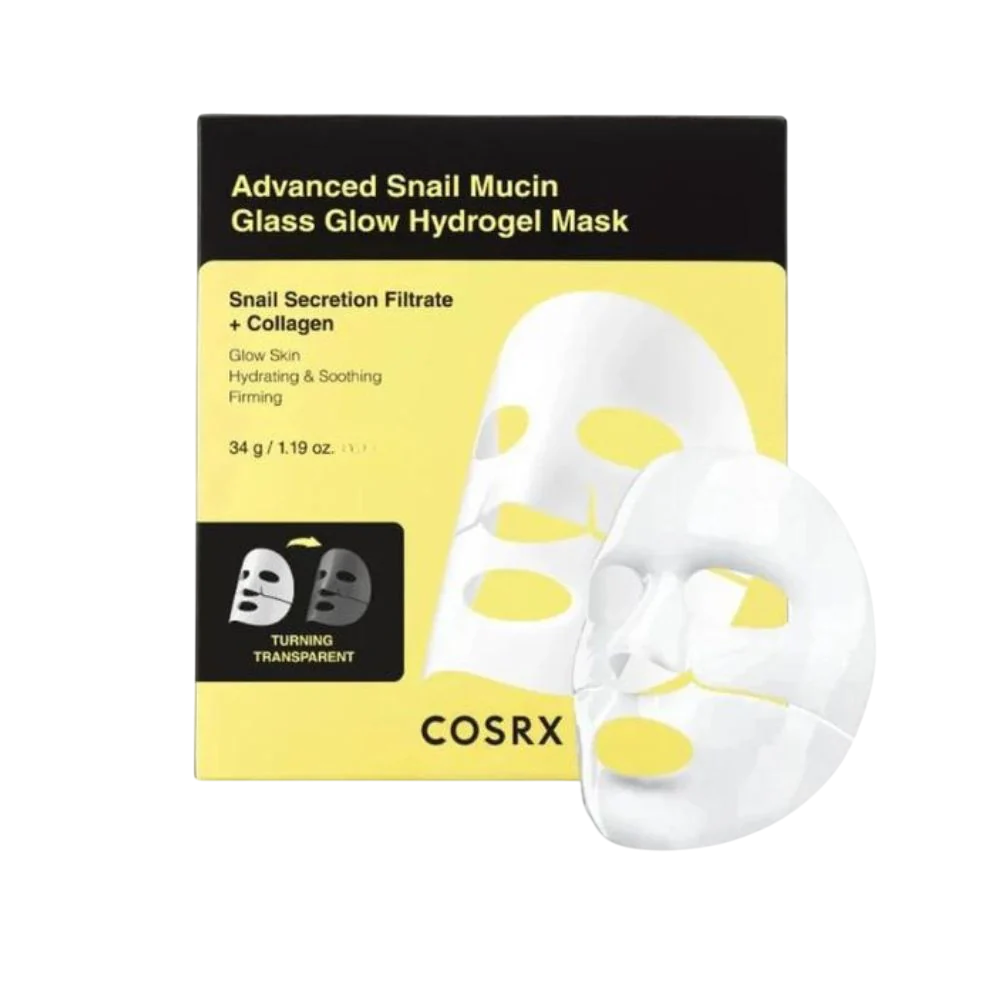 Cosrx Advanced Snail Mucin Glass Glow Hydrogel Mask