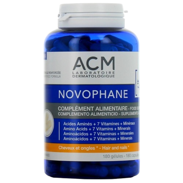 Acm Novophane 7 Vitamins Hair and Nails 180 Capsules