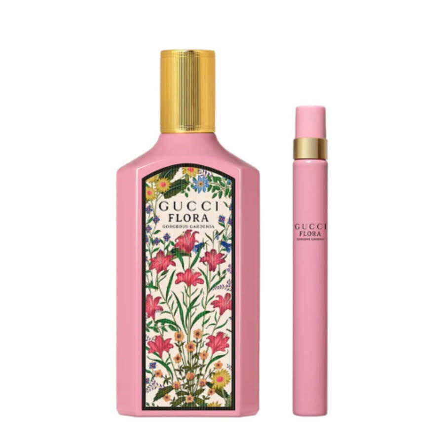 Gucci Ladies Flora Gorgeous Gardenia Gift Set