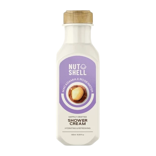 Nutshell Macadamia & Rose Water Shower Cream 485ml