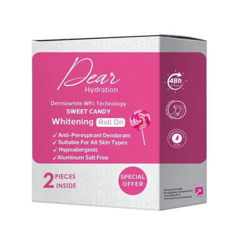 Dear Hydration Sweet Candy Whitening Roll On 1+1