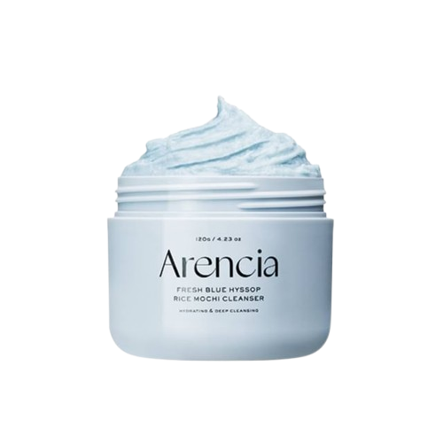 Arencia Fresh Blue Hyssop Rice Mochi Cleanser 120g