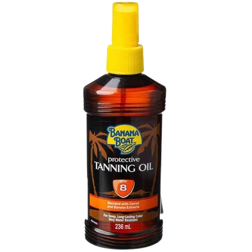 Banana Boat Protective Deep Tanning Blend SPF8 Oil Spary 236Ml