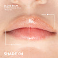 Laqué Beauty Gloss Balm Conditioning Lip Gloss + Rose Oil GB 04 5Ml