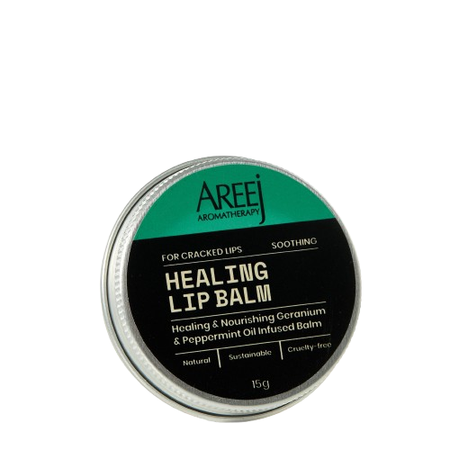 Areej Aromatherapy Pepperment Oil Healing Lip Balm 15g