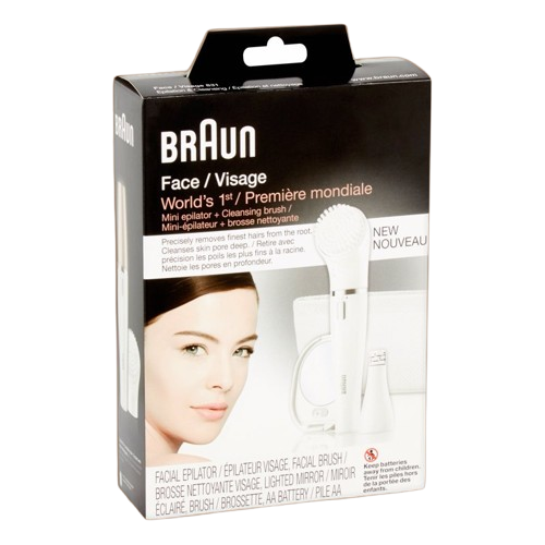 Braun Face 831 Epilator & Facial Cleansing Brush