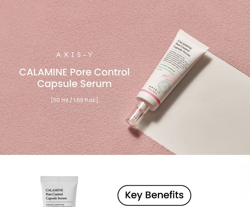 Axis Y Calamine Pore Control Capsule Serum 50Ml