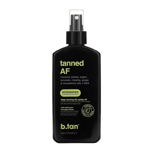 b.tan Tanned AF Deep Tanning Dry Spray Oil 236Ml