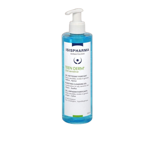 IsisPharma Teen Derm Gel Sensitive Purifying Cleansing 250Ml