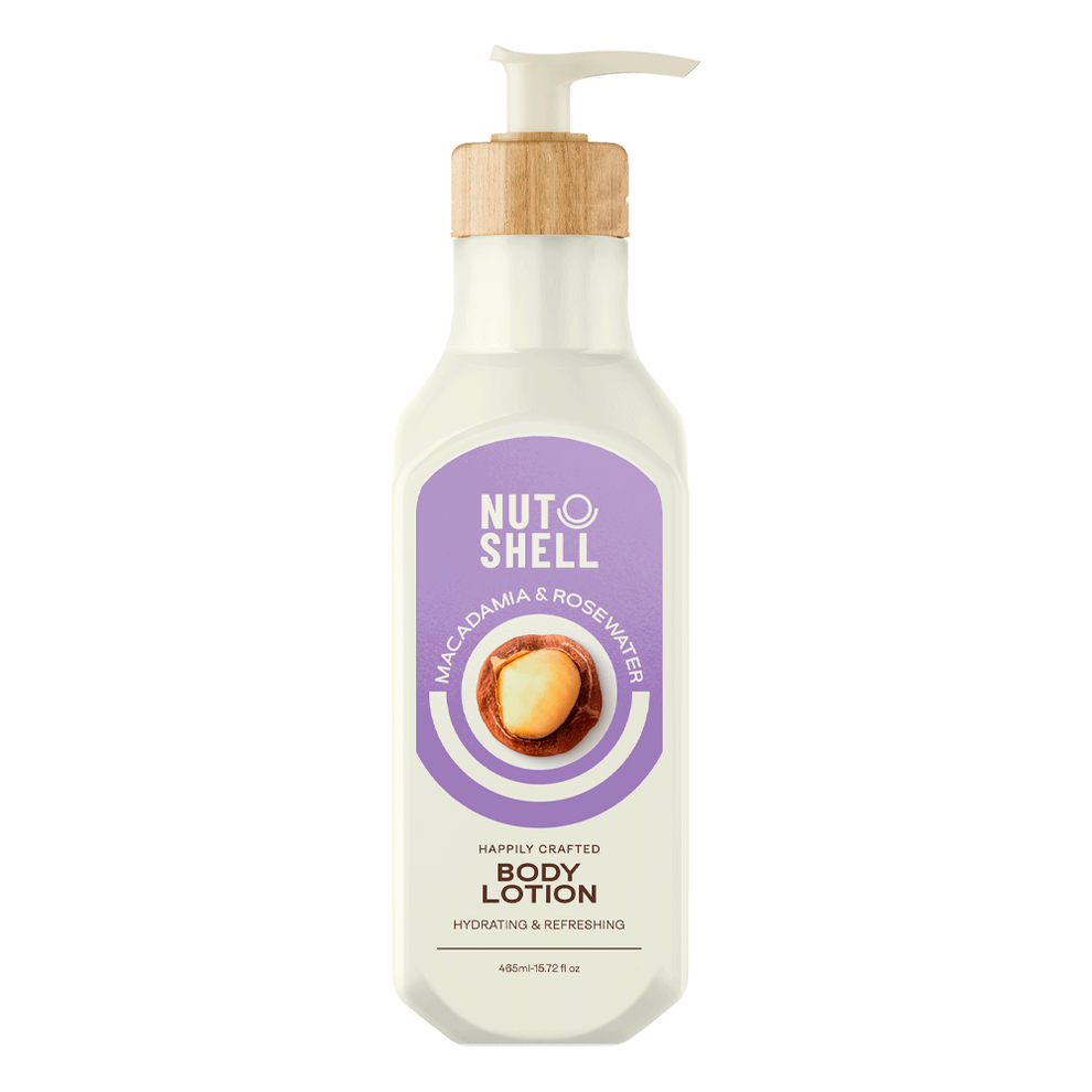 NutShell Macadamia & Rose Water Body Lotion 465Ml